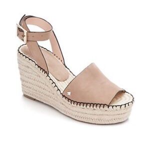 Kate Spade New York Felipa espadrille wedge sandals in a roasted peanut 6.5